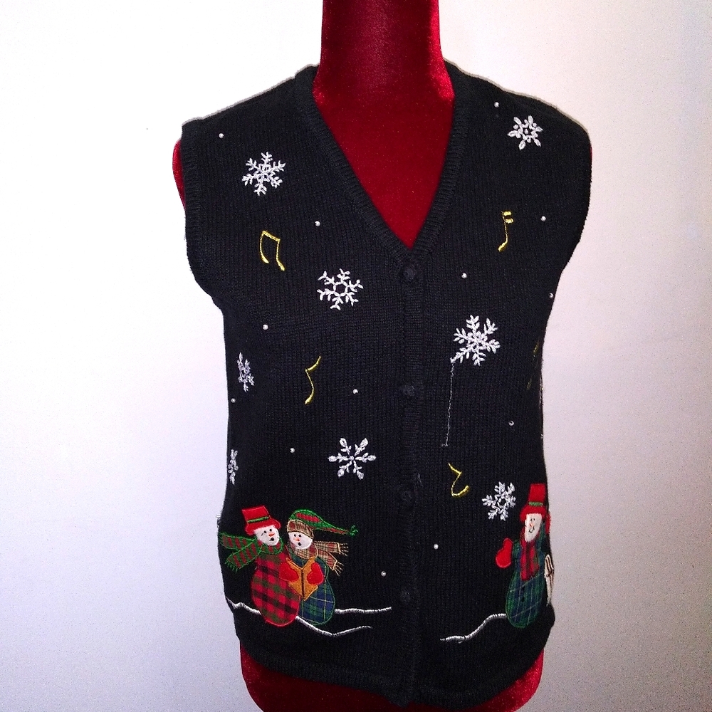 🏖 Pappagallo  Sweater Vest Sz S